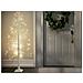 Albero Di Natale Da Esterno Bianco Con Led 180 Cm Balini - Foto miniatura 1