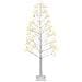 Albero Di Natale Da Esterno Bianco Con Led 180 Cm Balini - Foto miniatura 2