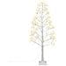 Albero Di Natale Da Esterno Bianco Con Led 180 Cm Balini - Foto miniatura 4