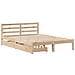 Letto senza Materasso 120x200 cm in Legno Massello di Pino - Foto miniatura 9