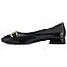 Black Elegant Closed Ballerinas Ballerine Pelle Scarpe Donna Nero Eu 36, 1-22107-20 001 - Foto miniatura 3