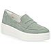 Green Casual Closed Loafers Mocassino Pelle Scamosciata /nabuk Scarpe Donna Verde Eu 38, D1c05-52 - Foto miniatura 1
