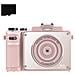 Fotocamera Digitale 4k / 48mp /zoom Digitale 18x /messa A Fuoco Automatica /doppia Fotocamera Scheda Di Memoria Da 32 Gb Pink - Foto miniatura 1