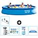 Piscina Fuori Terra - In Giro - 457x84 Cm - Blu - Include Accessori Coordinati A1218 - Foto miniatura 1