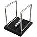 Palline Dell'equilibrio Di Newton's Cradle Con Base, Giocattoli Da Scrivania Black - Foto miniatura 2