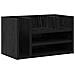 Organizer per Scrivania Rovere Nero 44.5x24x25 cm Legno Ingegnerizzato - Foto miniatura 1