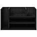 Organizer per Scrivania Rovere Nero 44.5x24x25 cm Legno Ingegnerizzato - Foto miniatura 5