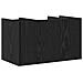 Organizer per Scrivania Rovere Nero 44.5x24x25 cm Legno Ingegnerizzato - Foto miniatura 7