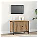 Supporto TV Rovere artigianale Truciolare 60 x 35 x 45 cm - Foto miniatura 2