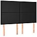 Giroletto a Molle con Materasso e LED Nero 140x200cm Similpelle - Foto miniatura 7
