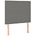 Giroletto a Molle con Materasso Grigio Scuro 80x200 cm Tessuto - Foto miniatura 6