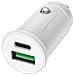 Caricabatterie Da Auto Usb-a 12 W / Usb-c 30 W Compatibile Con Power Delivery, Bianco - Foto miniatura 1