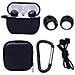 Kit Protettivo Per Auricolari Bluetooth Wireless Airpods Pro Black - Foto miniatura 1