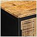 Comodino 50x30x45 cm Legno Massello di Mango Grezzo - Foto miniatura 8