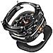 Custodia Protettiva In Metallo Cyber Compatibile Con Samsung Galaxy Watch7 Ultra - Design Intagliato E Resistente In Zinco E Pc Black - Foto miniatura 2