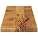 Piano per Tavolo 120x40x3,8cm Rettangolare Legno Massello Mango - Foto miniatura 4