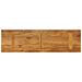 Piano per Tavolo 120x40x3,8cm Rettangolare Legno Massello Mango - Foto miniatura 5