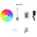 Striscia Luminosa Neon Rgb Da 10 Metri Con Telecomando Bluetooth A 24 Tasti, Spina Ue E Clip Di Montaggio - Foto miniatura 1