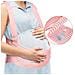 Fascia Di Supporto Per Gravidanza Regolabile - Rosa, Supporto Per La Schiena Con Spalline Xl - Foto miniatura 2