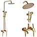 Miscelatore doccia, Blackswan, tipo M78 Slim, modello oro lucido, misura 20 cm - Foto miniatura 2