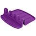 Porta Cucchiaio Compatto In Silicone Antiscivolo 15x14 Cm, Viola - Foto miniatura 4