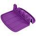 Porta Cucchiaio Compatto In Silicone Antiscivolo 15x14 Cm, Viola - Foto miniatura 5