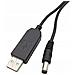 Convertitore Usb Dc 5,5x2,1mm 5v-12v Step Up - Cavo Alimentazione Universale | Lunghezza 100 Cm, 0.8-1a | Per Router E Moduli Arduino - Foto miniatura 4