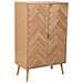 Armadio In Legno Con 2 Ante Marrone 76x42x125 - Foto miniatura 1
