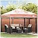 Sostituzione Copertura Gazebo Trasparente 300 x 300 x 26 cm PVC - Foto miniatura 2