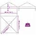 Sostituzione Copertura Gazebo Trasparente 300 x 300 x 26 cm PVC - Foto miniatura 9