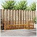 Set divani 5 pcs Naturale Legno di Acacia Massello - Foto miniatura 2