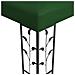 Gazebo 3,97 x 2,96 x 2,68 m Verde Poliestere e Acciaio - Foto miniatura 4