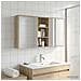 Set di Armadi da Bagno 3 pcs 116 x 16 x 62,5 cm - Foto miniatura 4
