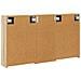 Set di Armadi da Bagno 3 pcs 116 x 16 x 62,5 cm - Foto miniatura 9