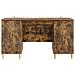 Scrivania Rovere Fumo Legno ingegnerizzato 142,5 x 50 x 75 cm - Foto miniatura 3