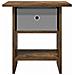 Comodino 2 pcs Rovere fumé 41 x 40 x 45 cm Legno multistrato - Foto miniatura 6