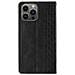 Custodia Magnetica Per Iphone 13 Pro Con Portafoglio + Mini Pendente Nero - Foto miniatura 4