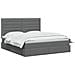 Letto con contenitore e materasso Grigio Scuro 140 x 200 cm - Foto miniatura 3