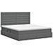 Letto con contenitore e materasso Grigio Scuro 140 x 200 cm - Foto miniatura 8