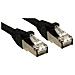 Cavo di Rete Patch Cat. 6 SSTP - S / FTP PIMF privo di alogeni, nero, 3m - Foto miniatura 1