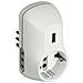 Adattatore Corner B3 Multiuso a 3 prese con USB Colore Bianco - Foto miniatura 1