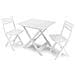 Set Camping 2 Poltrone Pieghevole Con Tavolo Pieghevole 79x72xh70 - Foto miniatura 1