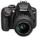 D3400 Nero Kit AF-P DX 18-55 mm VR Sensore CMOS DX 24.2 Mpx Display 3" Filmati Full HD Bluetooth + Scheda SD 8GB - Foto miniatura 2