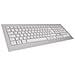 DW 8000 RF Wireless QWERTZ Tedesco Argento, Bianco tastiera - Foto miniatura 7