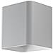 LED-W-BIOME BCO - Applique Cubica Bianca Alluminio Flusso Luminoso Sopra Sotto Led 14 watt 4000K - Foto miniatura 1