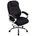 Poltrona Ufficio Apoll XL in Stoffa - Sedia Scrivania Ergonomica Pc Girevole Oscillante - Sedia Direzionale con Braccioli Carico Max 150KG Nero - Foto miniatura 1