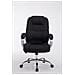 Poltrona Ufficio Apoll XL in Stoffa - Sedia Scrivania Ergonomica Pc Girevole Oscillante - Sedia Direzionale con Braccioli Carico Max 150KG Nero - Foto miniatura 2