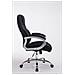 Poltrona Ufficio Apoll XL in Stoffa - Sedia Scrivania Ergonomica Pc Girevole Oscillante - Sedia Direzionale con Braccioli Carico Max 150KG Nero - Foto miniatura 3