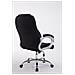 Poltrona Ufficio Apoll XL in Stoffa - Sedia Scrivania Ergonomica Pc Girevole Oscillante - Sedia Direzionale con Braccioli Carico Max 150KG Nero - Foto miniatura 4