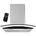 Dh-210w-60 Touch Glas Curvy Cappa Aspirante 60 Cm Con Touch Screen E Telecomando - Foto miniatura 1